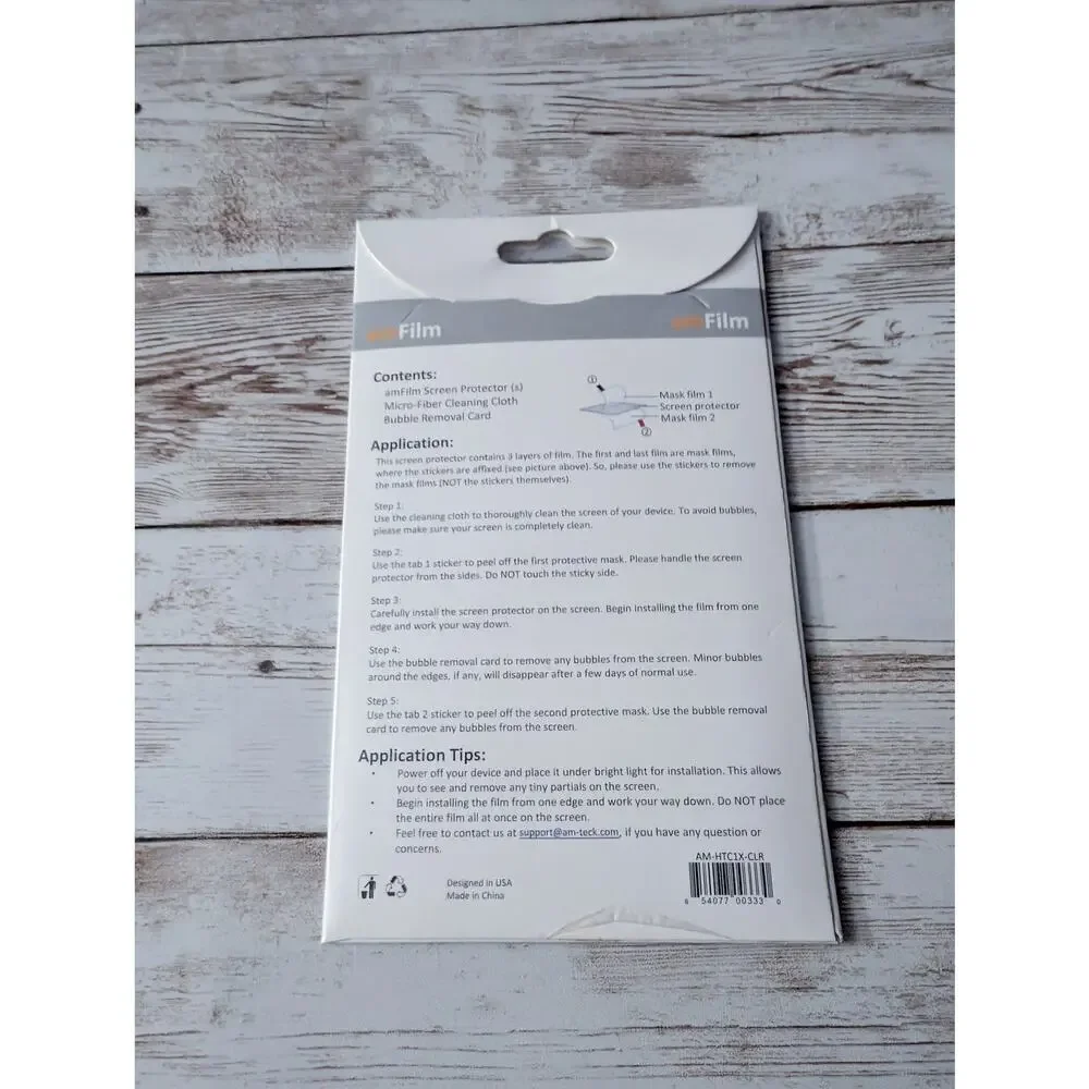 amFilm Premium Screen Protector HTC One X - Set of 2 - New (Open Box)